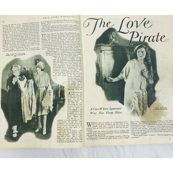 Vintage True Story Magazine OCT 1927 CD BORING REXALL Drug Store Buhl IDAHO - Picture 10 of 11